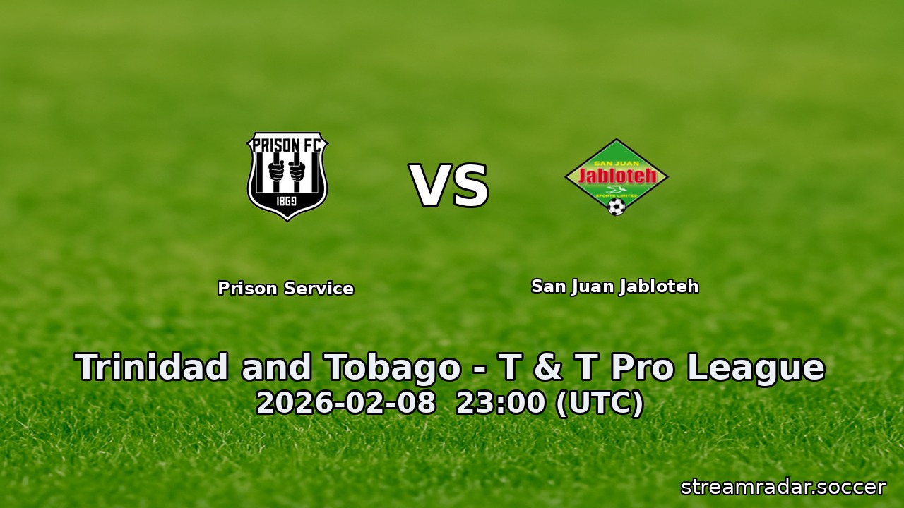 Prison Service vs San Juan Jabloteh