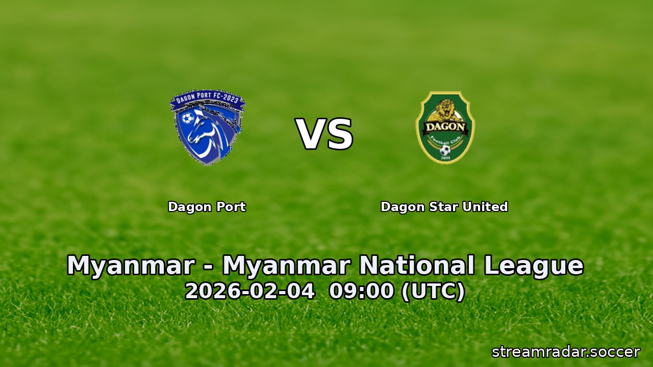 Dagon Port vs Dagon Star United