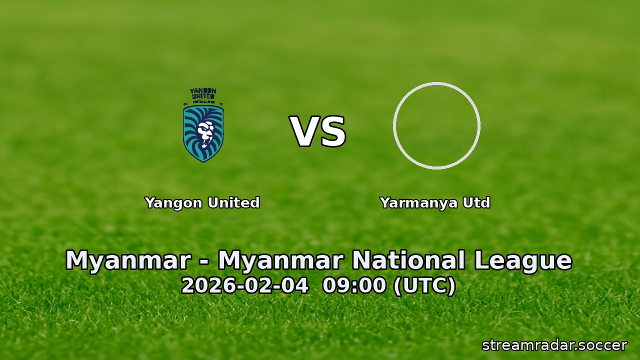 Yangon United vs Yarmanya Utd