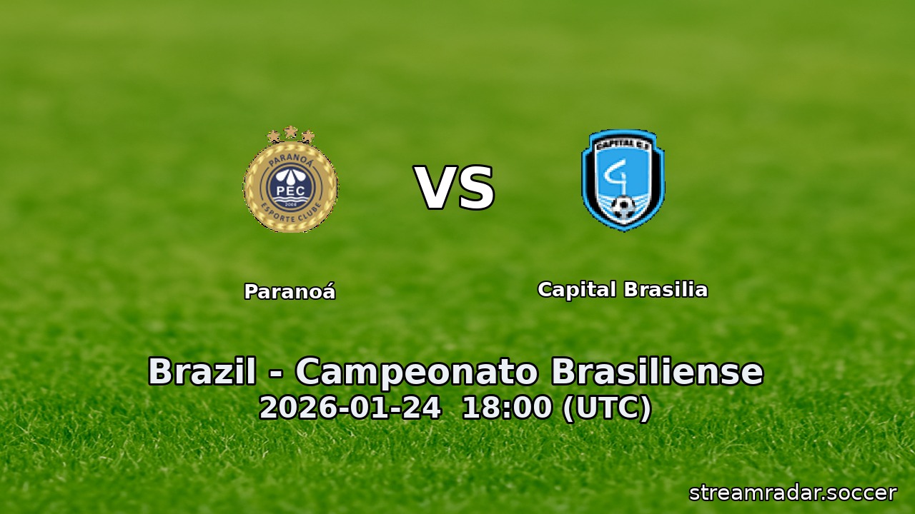 Paranoá vs Capital Brasilia
