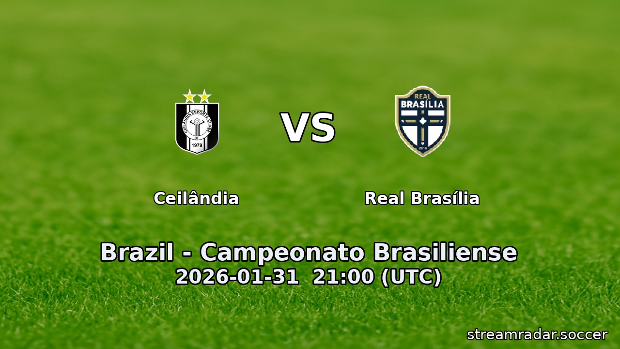 Ceilândia vs Real Brasília