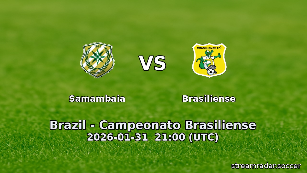 Samambaia vs Brasiliense