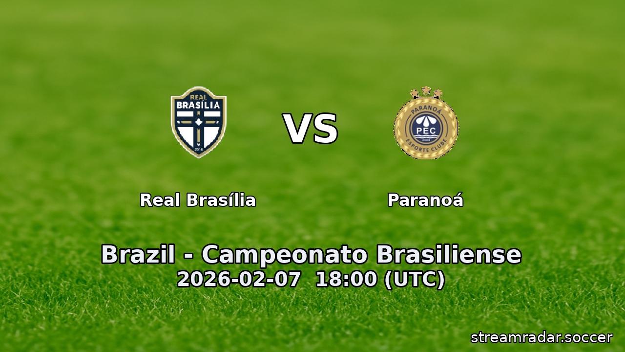 Real Brasília vs Paranoá