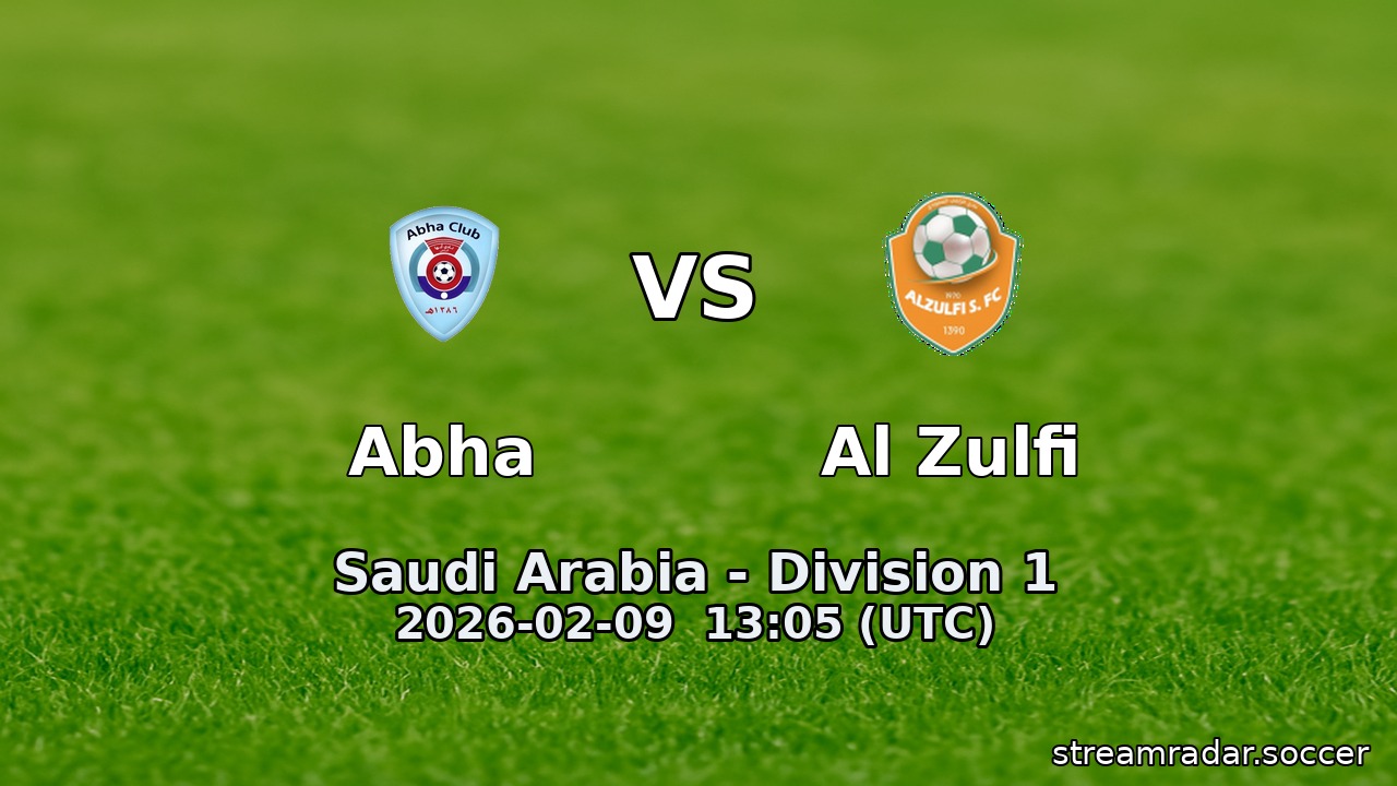 Abha vs Al Zulfi