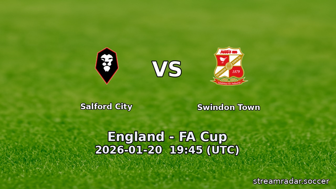 Salford City vs Swindon Town