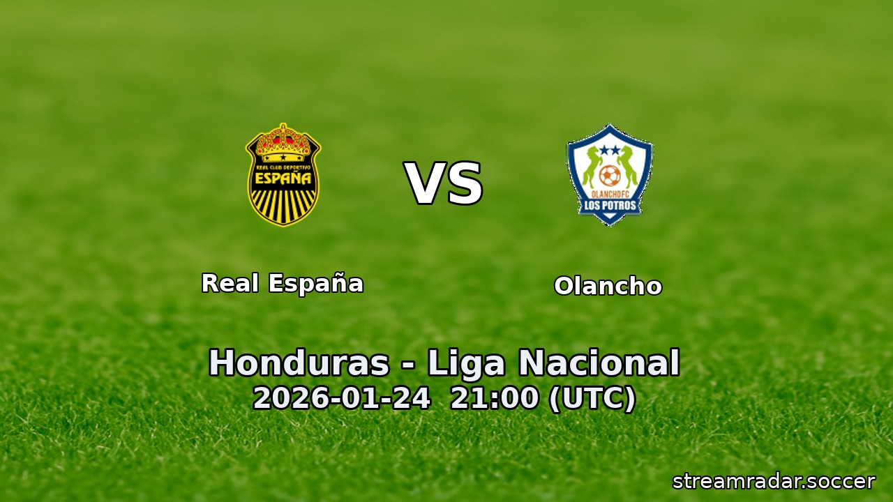 Real España vs Olancho