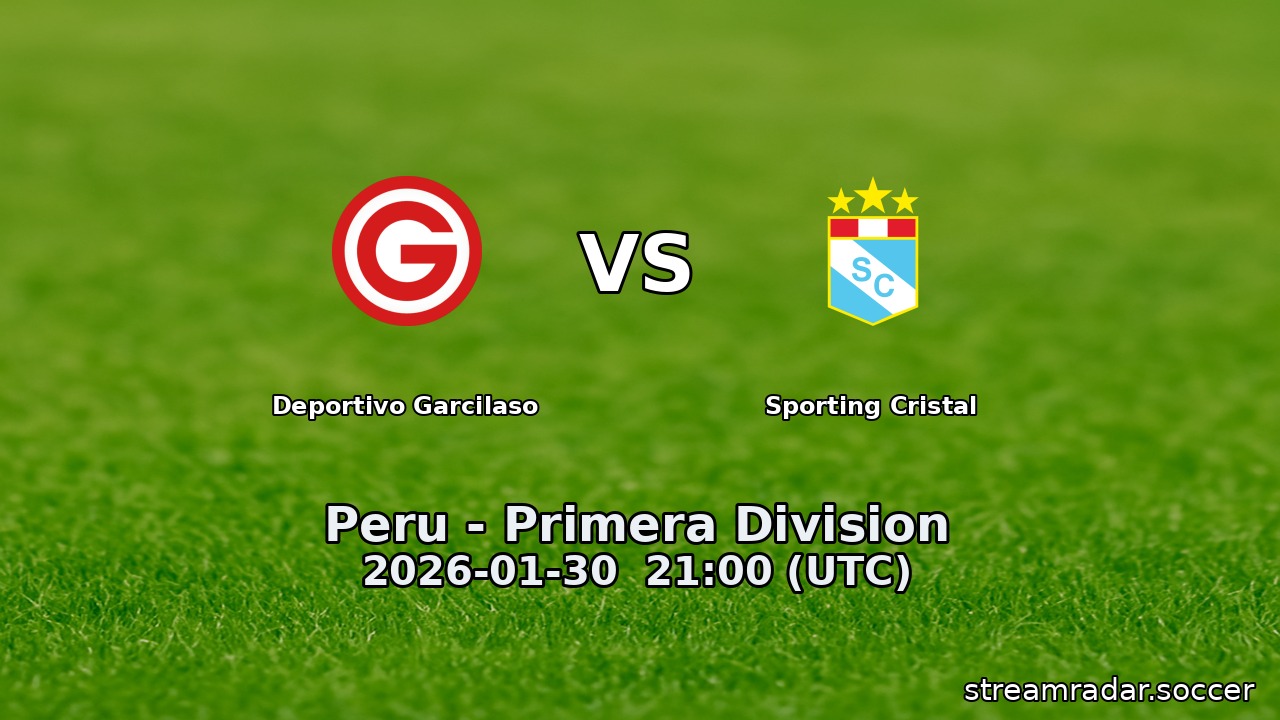 Deportivo Garcilaso vs Sporting Cristal