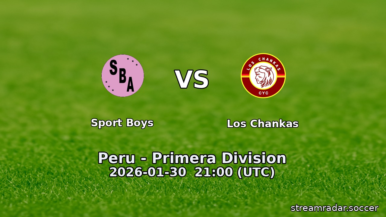 Sport Boys vs Los Chankas