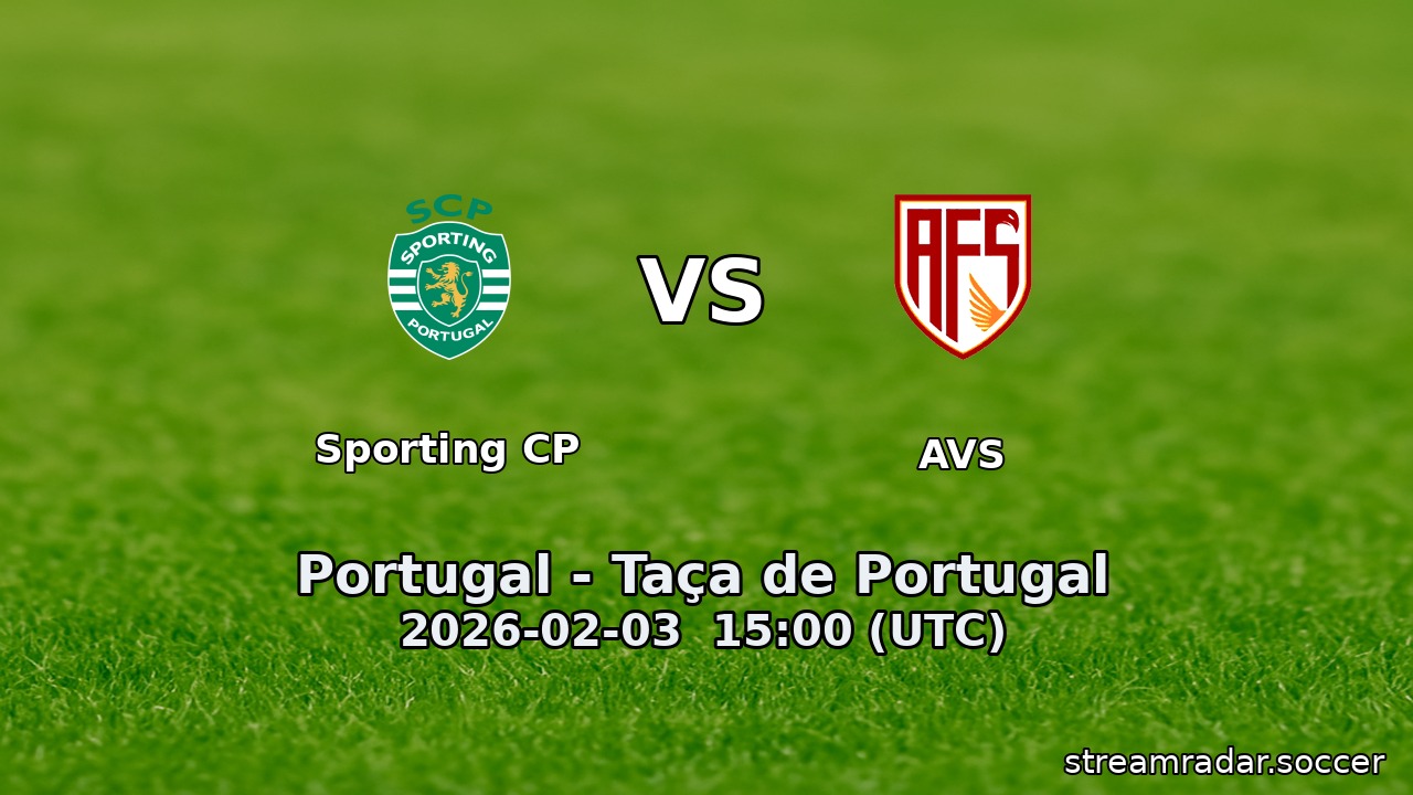 Sporting CP vs AVS