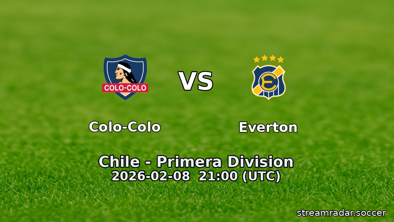 Colo-Colo vs Everton