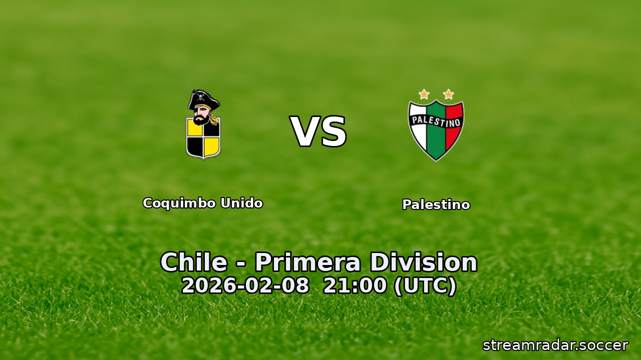 Coquimbo Unido vs Palestino