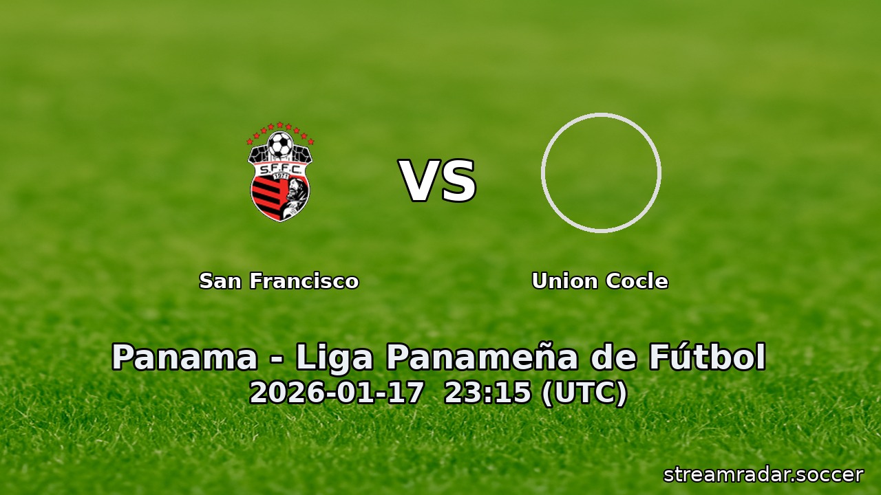 San Francisco vs Union Cocle