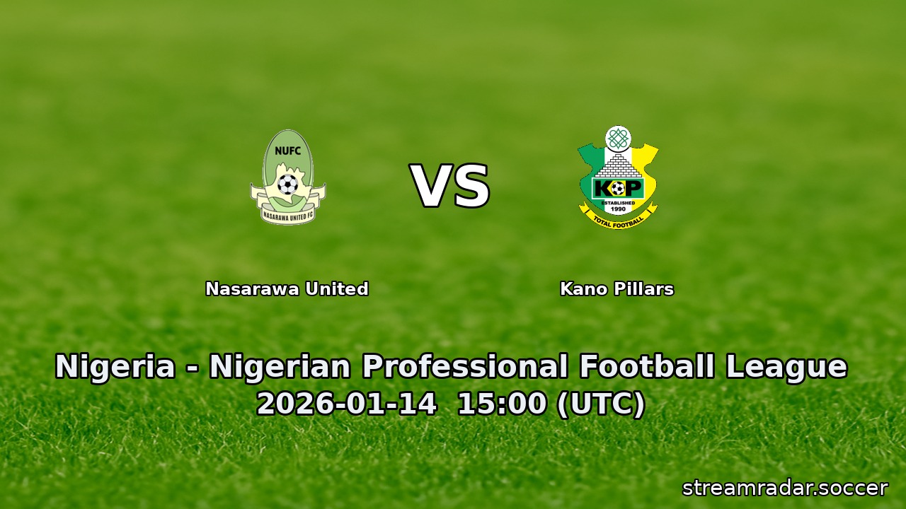 Nasarawa United vs Kano Pillars