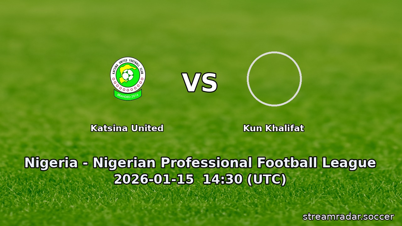 Katsina United vs Kun Khalifat