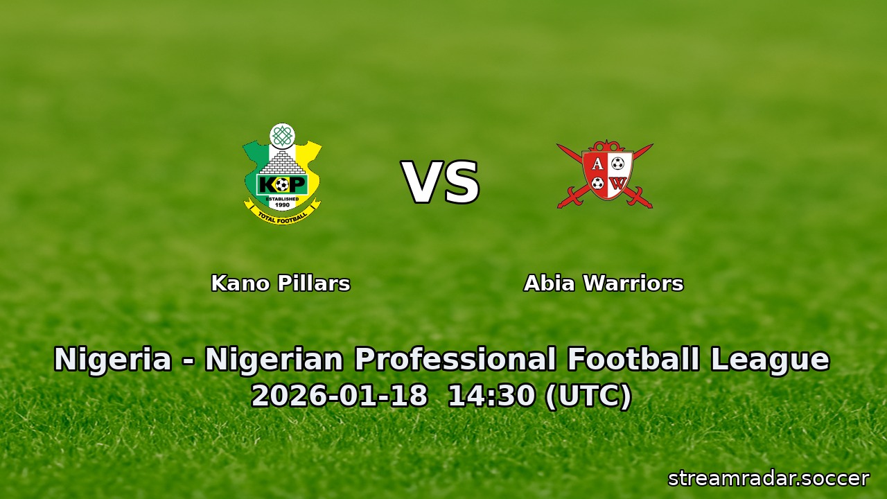 Kano Pillars vs Abia Warriors