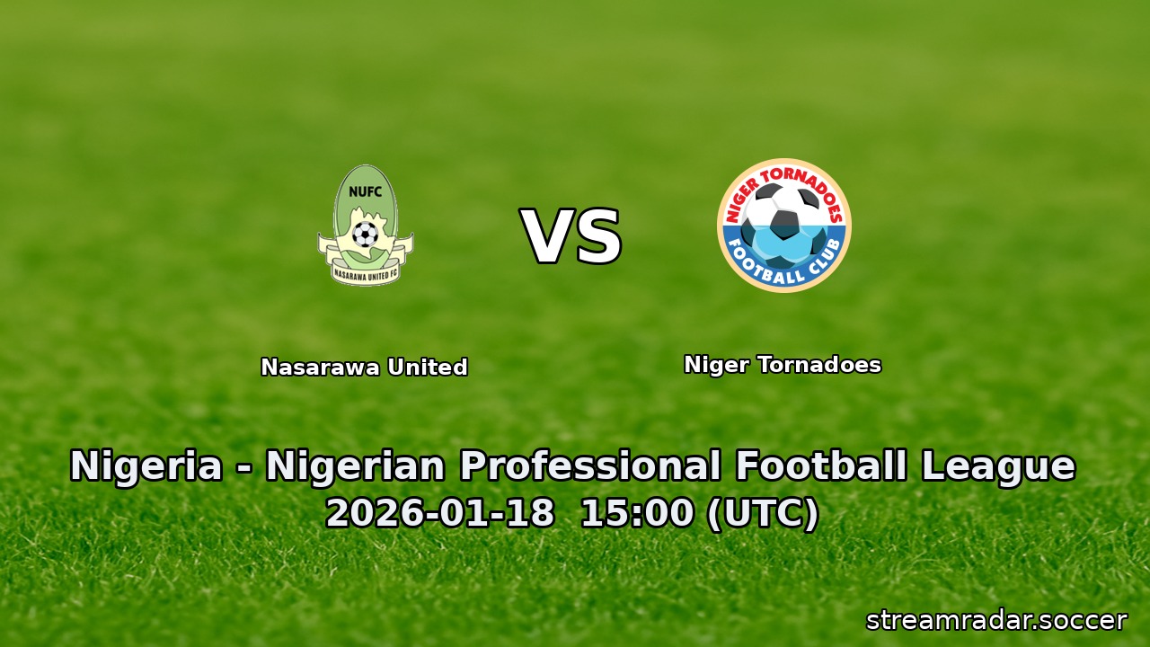 Nasarawa United vs Niger Tornadoes