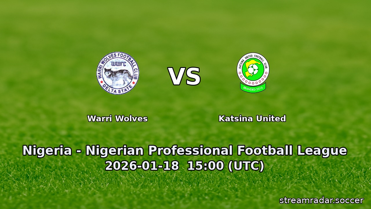Warri Wolves vs Katsina United