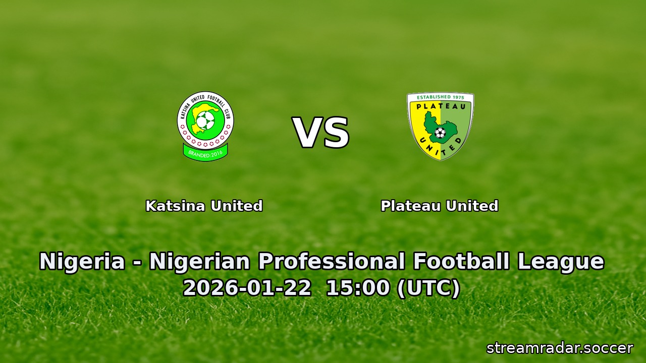 Katsina United vs Plateau United