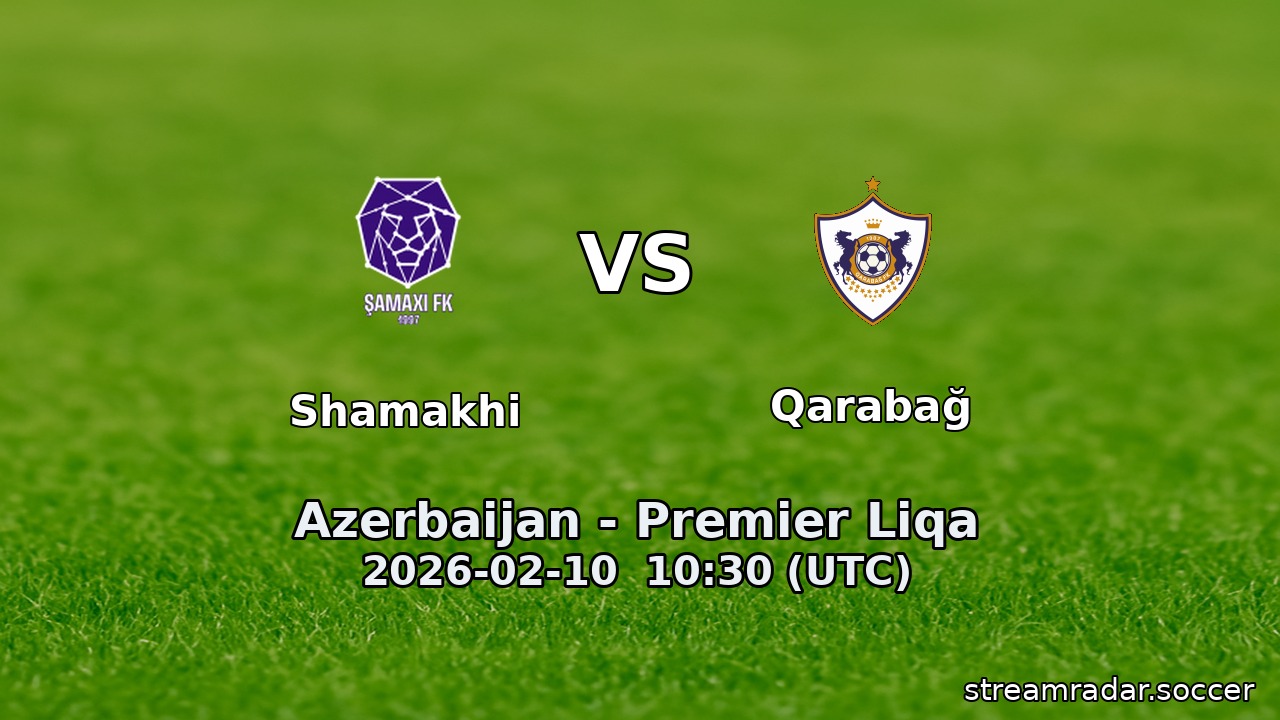 Shamakhi vs Qarabağ