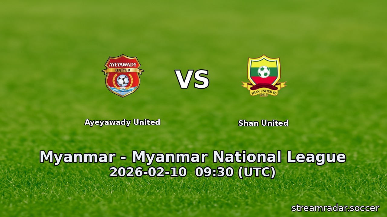 Ayeyawady United vs Shan United