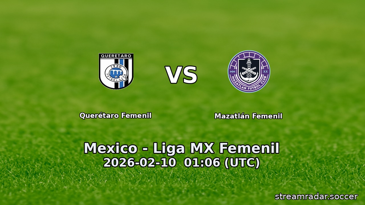 Querétaro Femenil vs Mazatlán Femenil