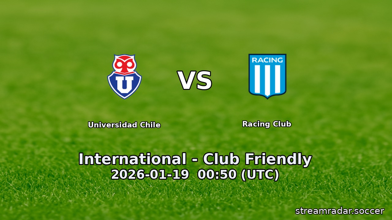 Universidad Chile vs Racing Club