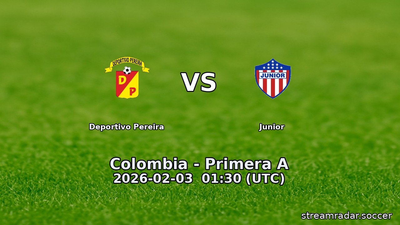 Deportivo Pereira vs Junior