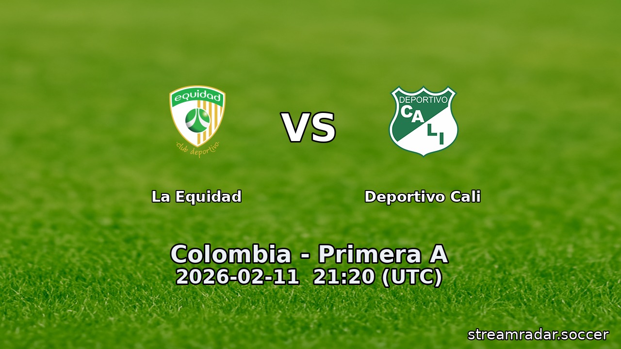 Inter Bogotá vs Deportivo Cali