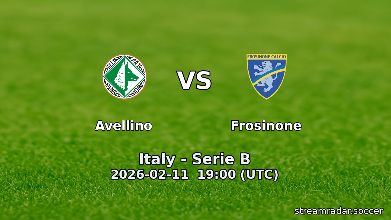 Avellino vs Frosinone