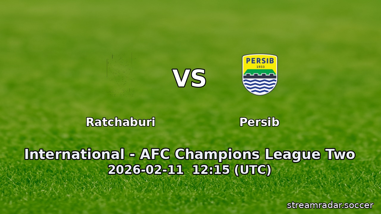 Ratchaburi vs Persib