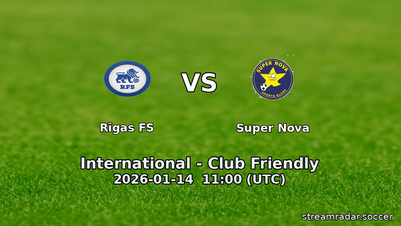 Rīgas FS vs Super Nova