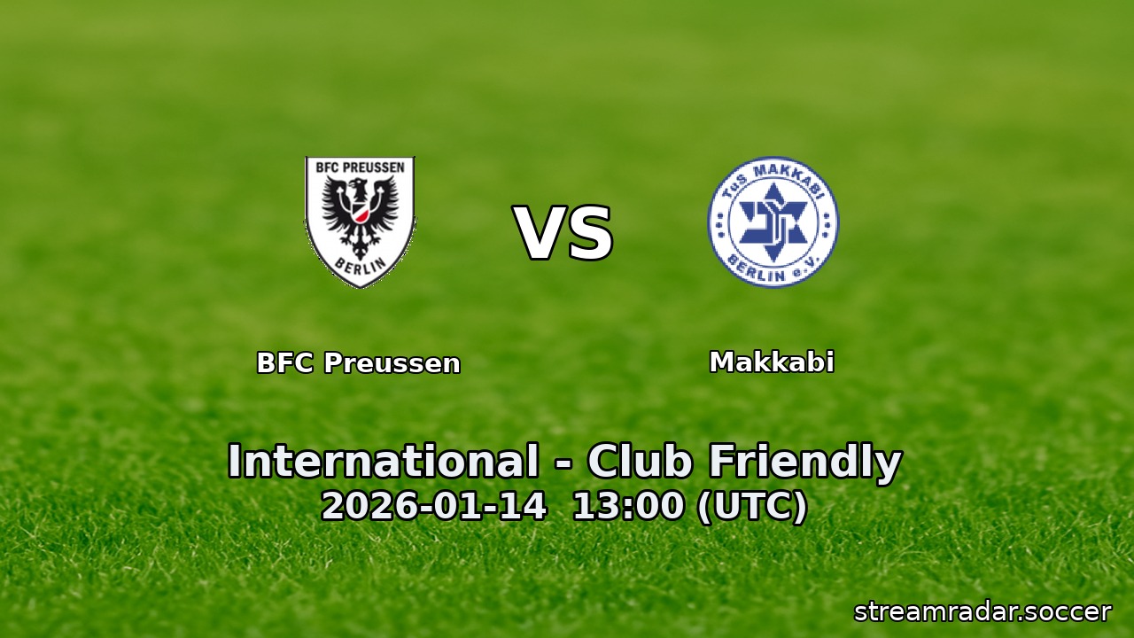 BFC Preussen vs Makkabi