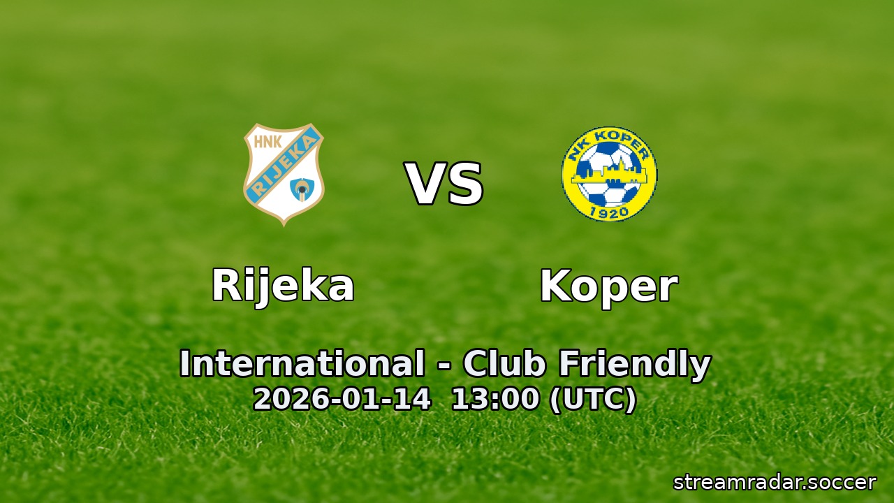 Rijeka vs Koper