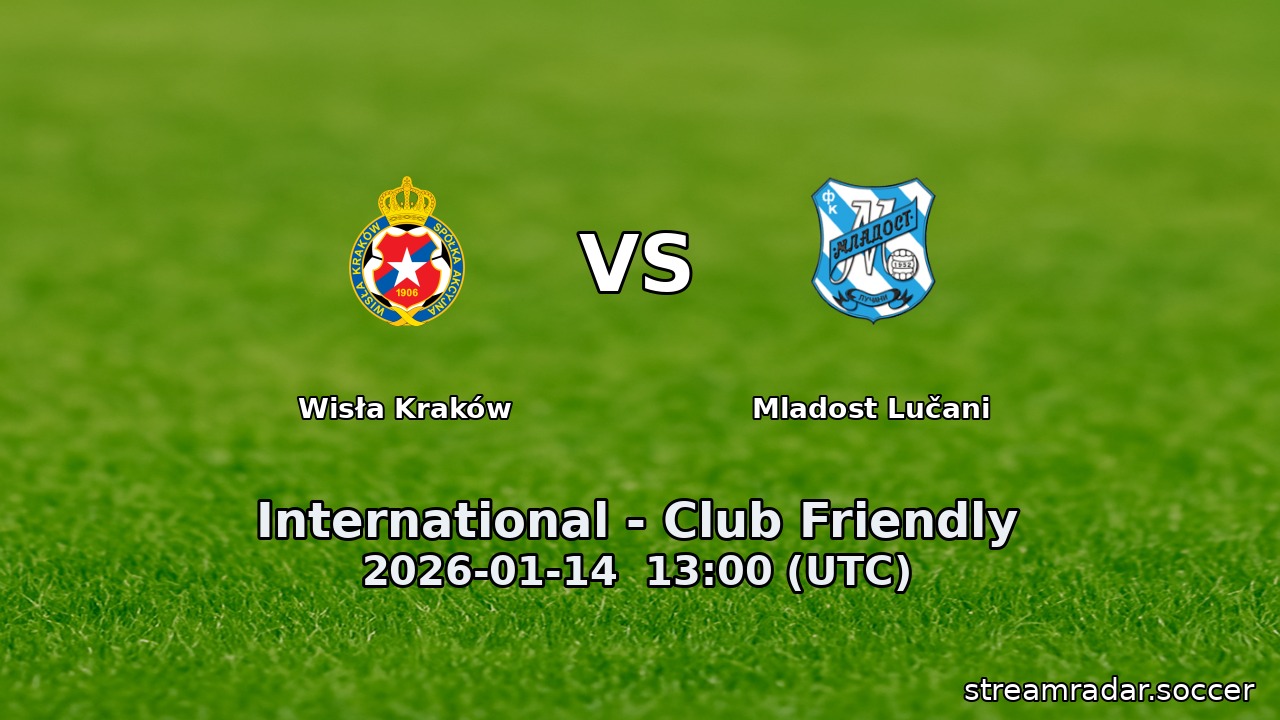 Wisła Kraków vs Mladost Lučani