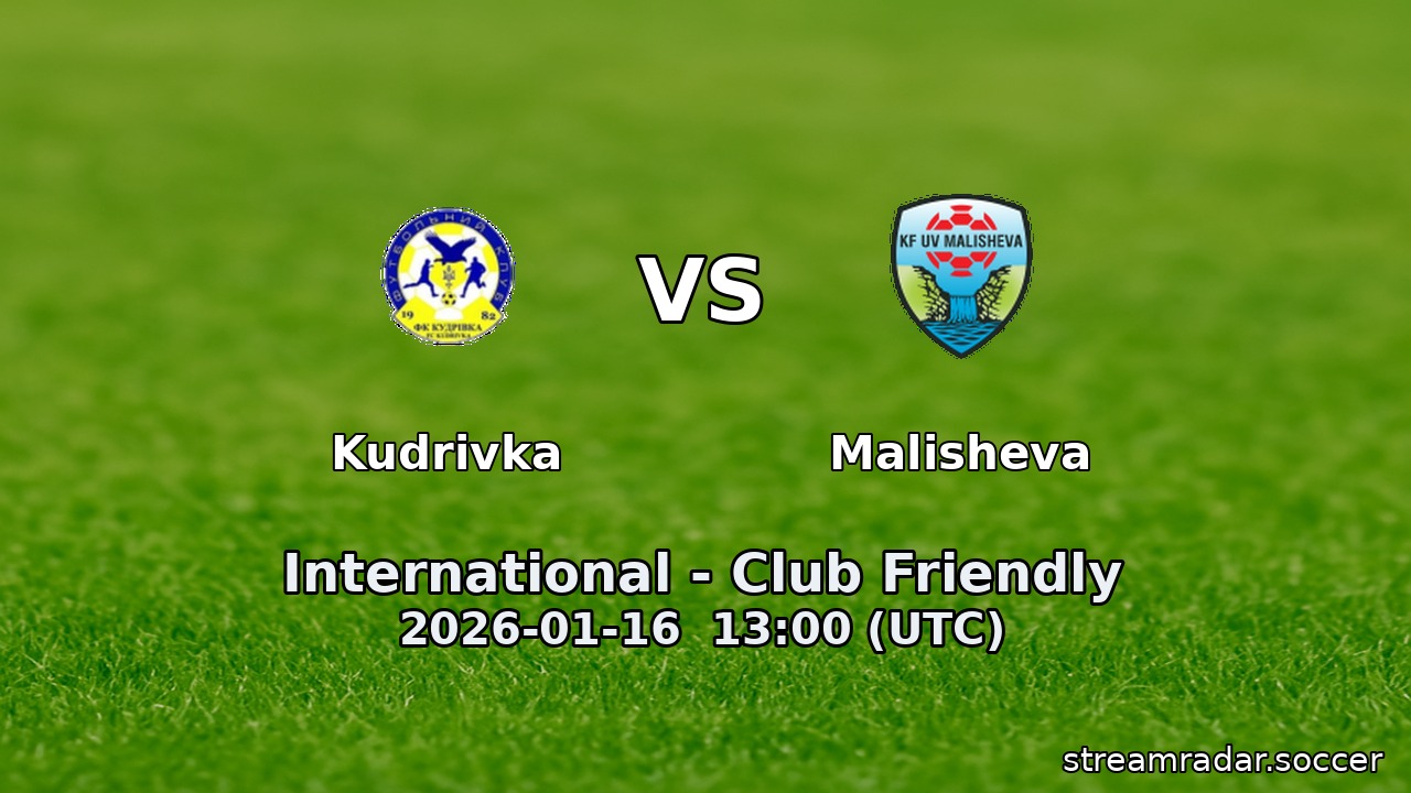 Kudrivka vs Malisheva