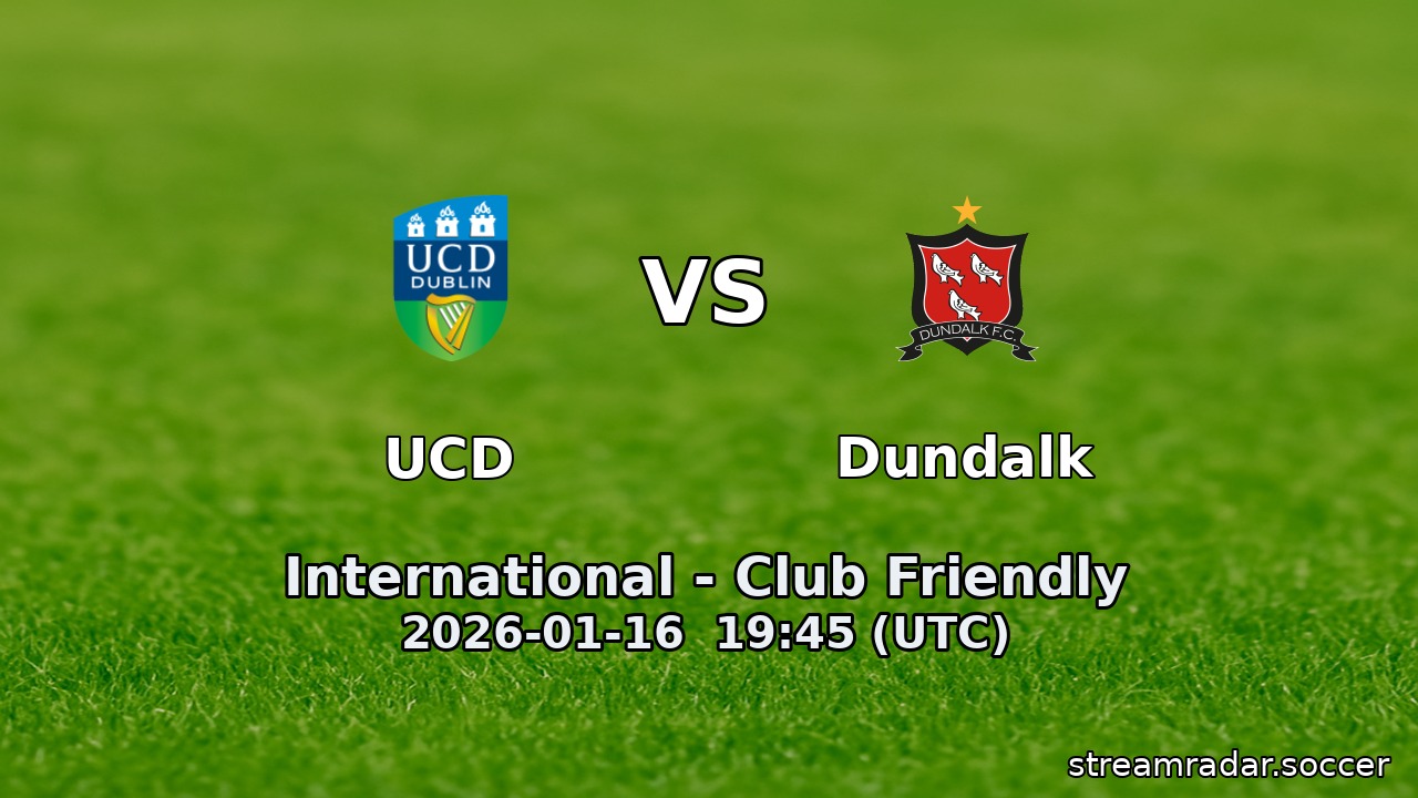 UCD vs Dundalk
