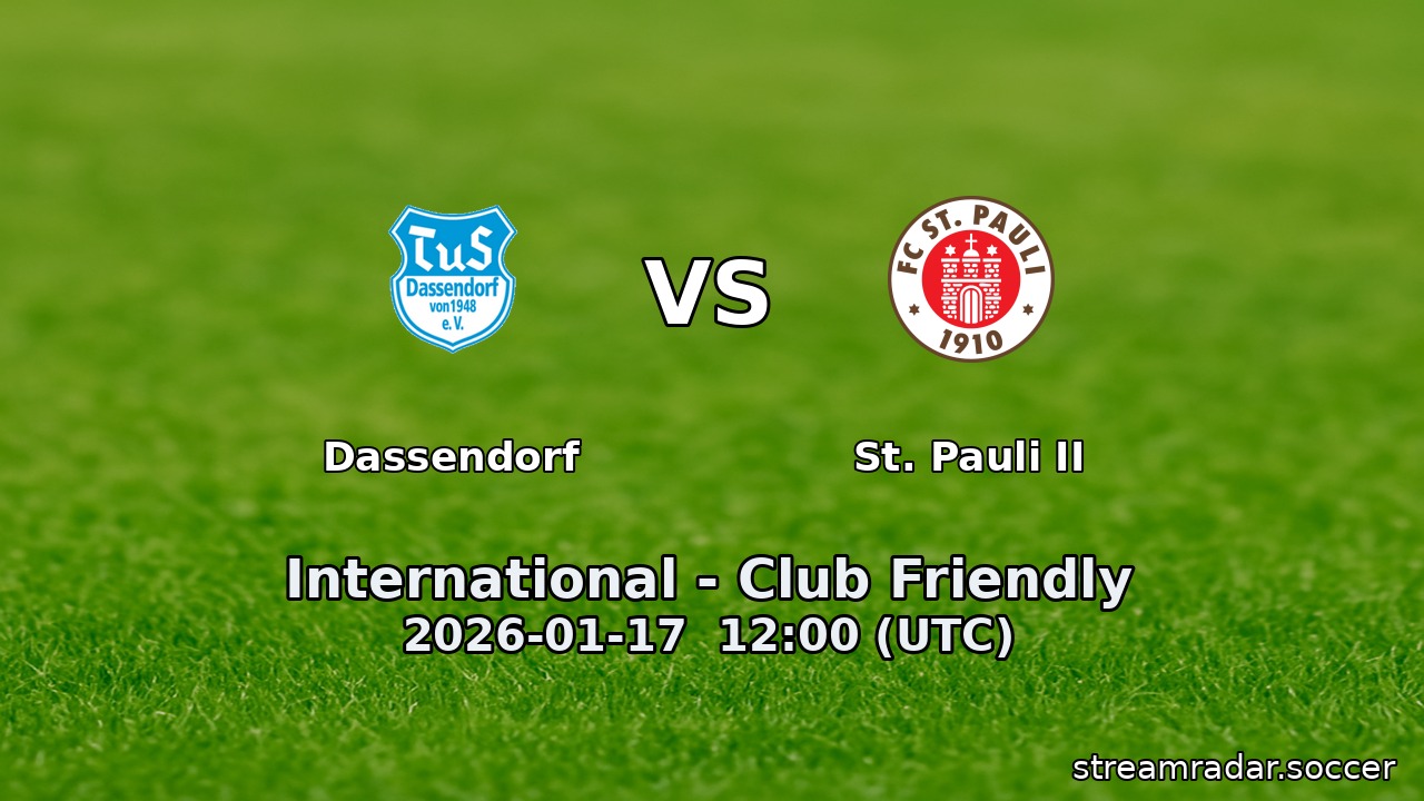 St. Pauli II vs Dassendorf