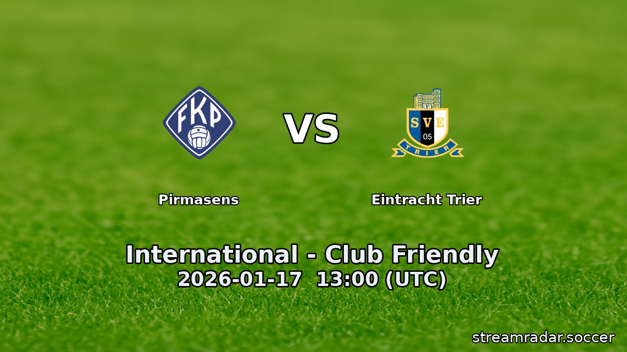 Pirmasens vs Eintracht Trier