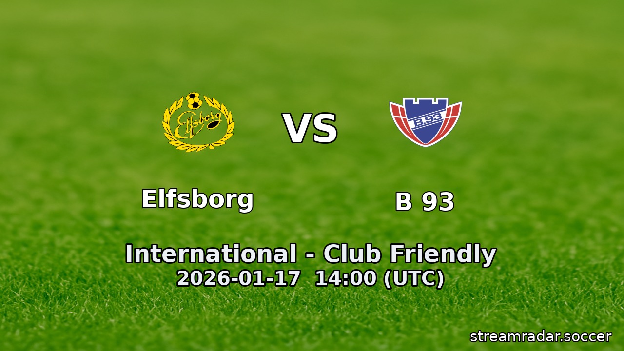 Elfsborg vs B 93