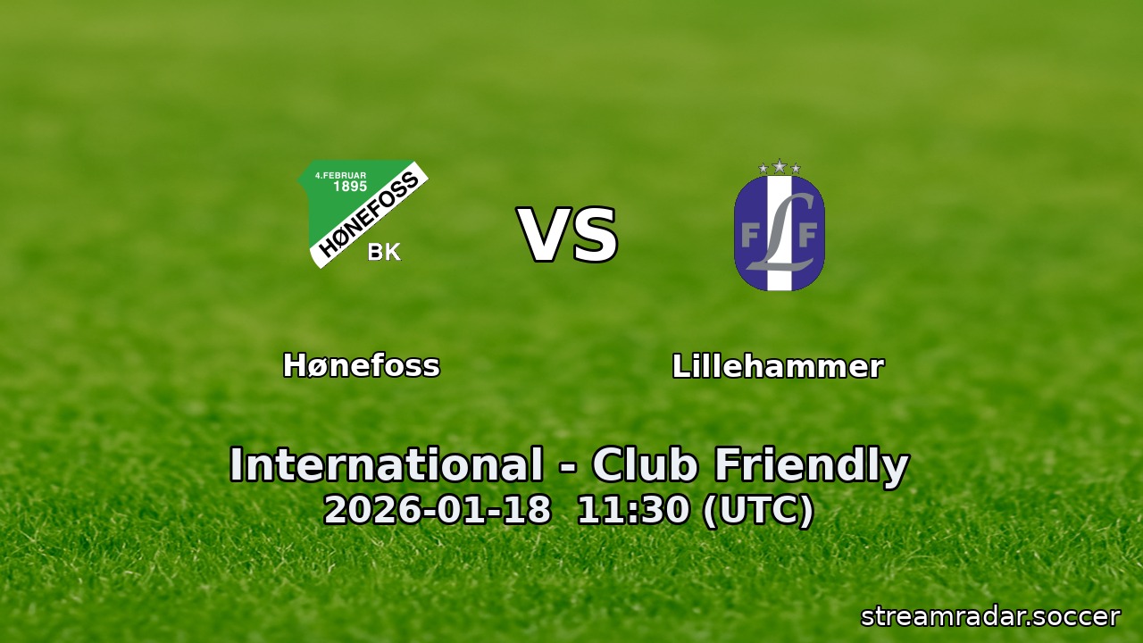 Hønefoss vs Lillehammer