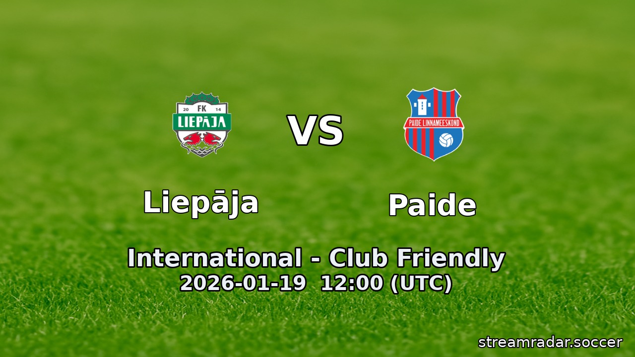 Liepāja vs Paide