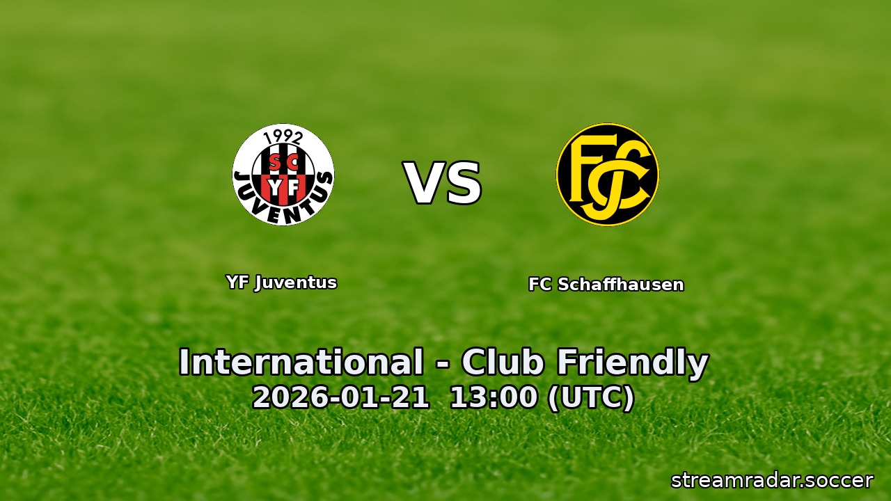YF Juventus vs FC Schaffhausen