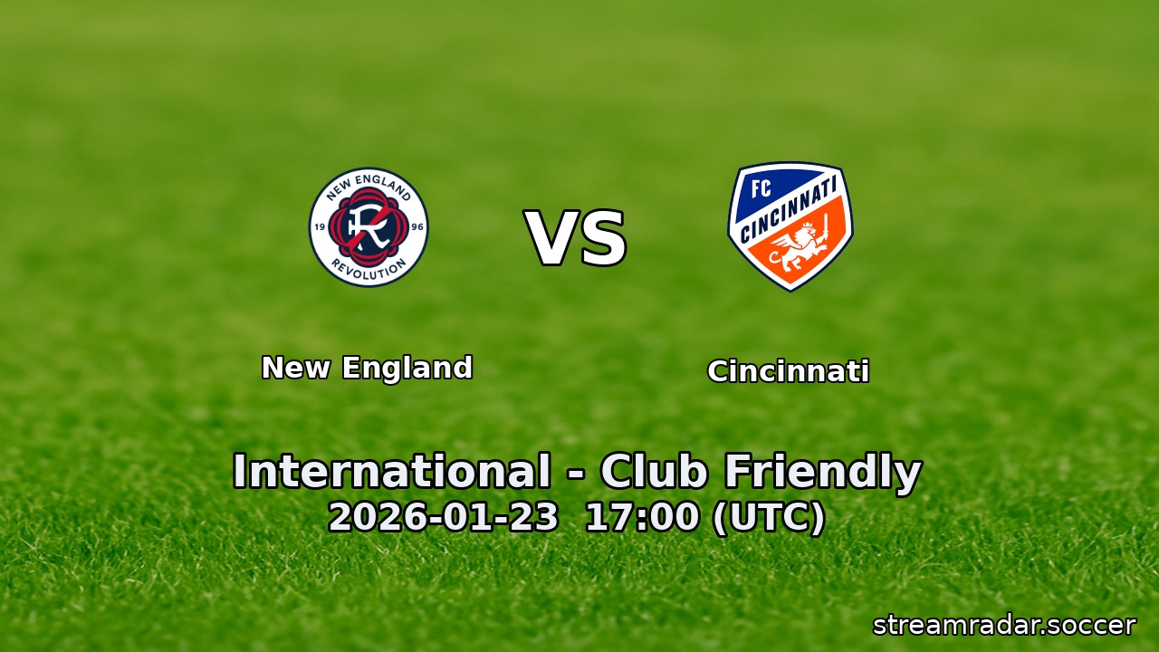 New England vs Cincinnati