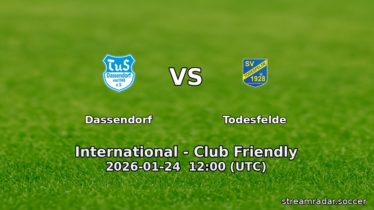 Dassendorf vs Todesfelde