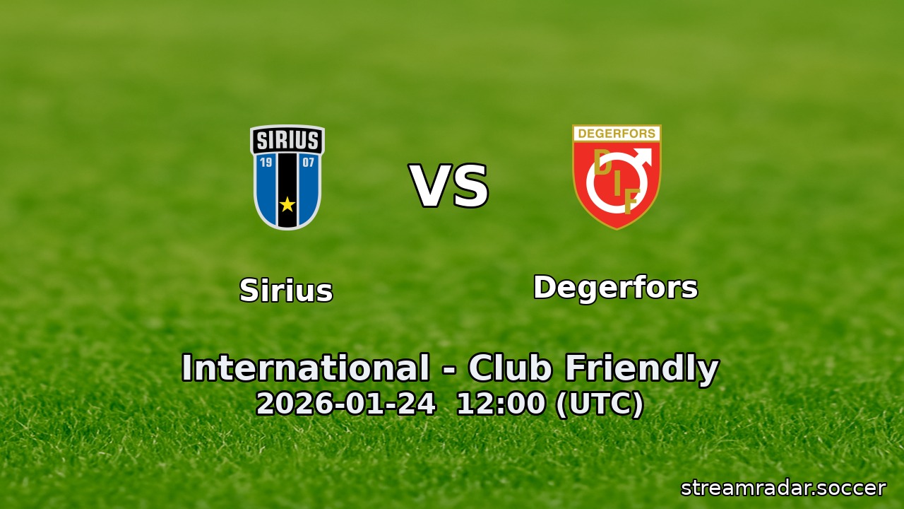 Sirius vs Degerfors