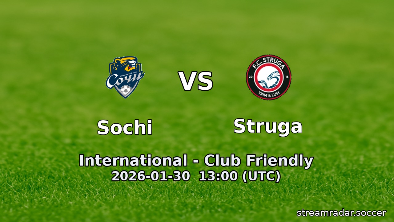 Sochi vs Struga