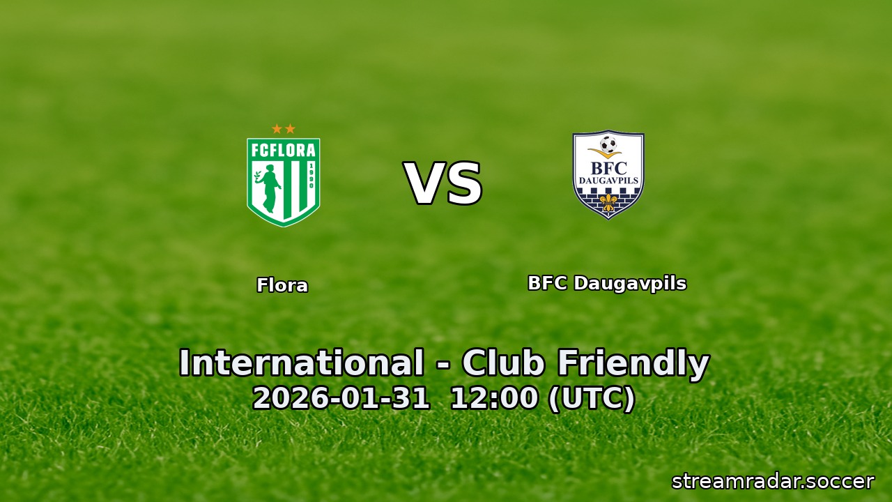 Flora vs BFC Daugavpils