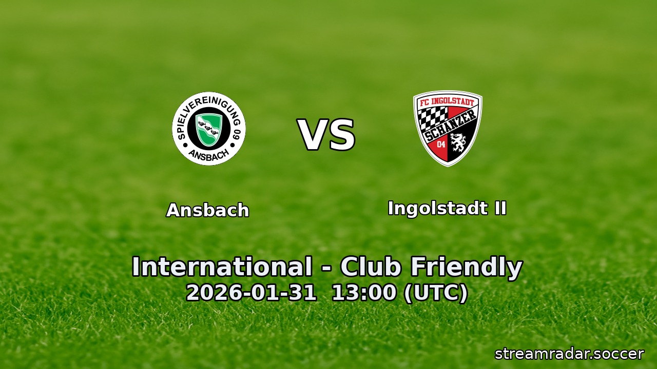 Ansbach vs Ingolstadt II