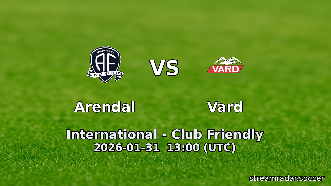 Arendal vs Vard