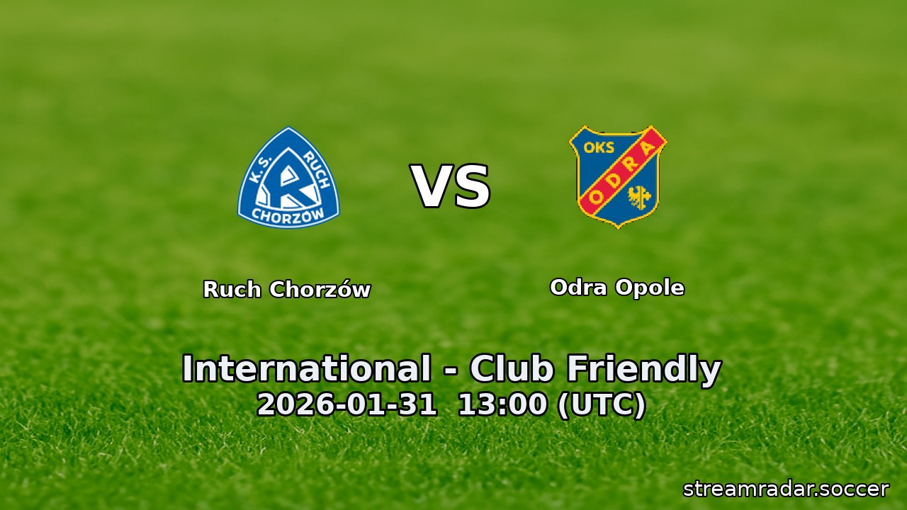 Ruch Chorzów vs Odra Opole